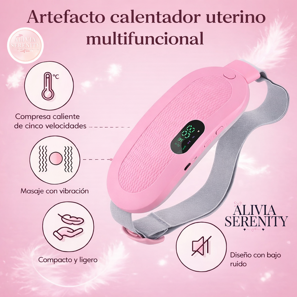 Almohadilla Cinturón para  Cólicos con vibración