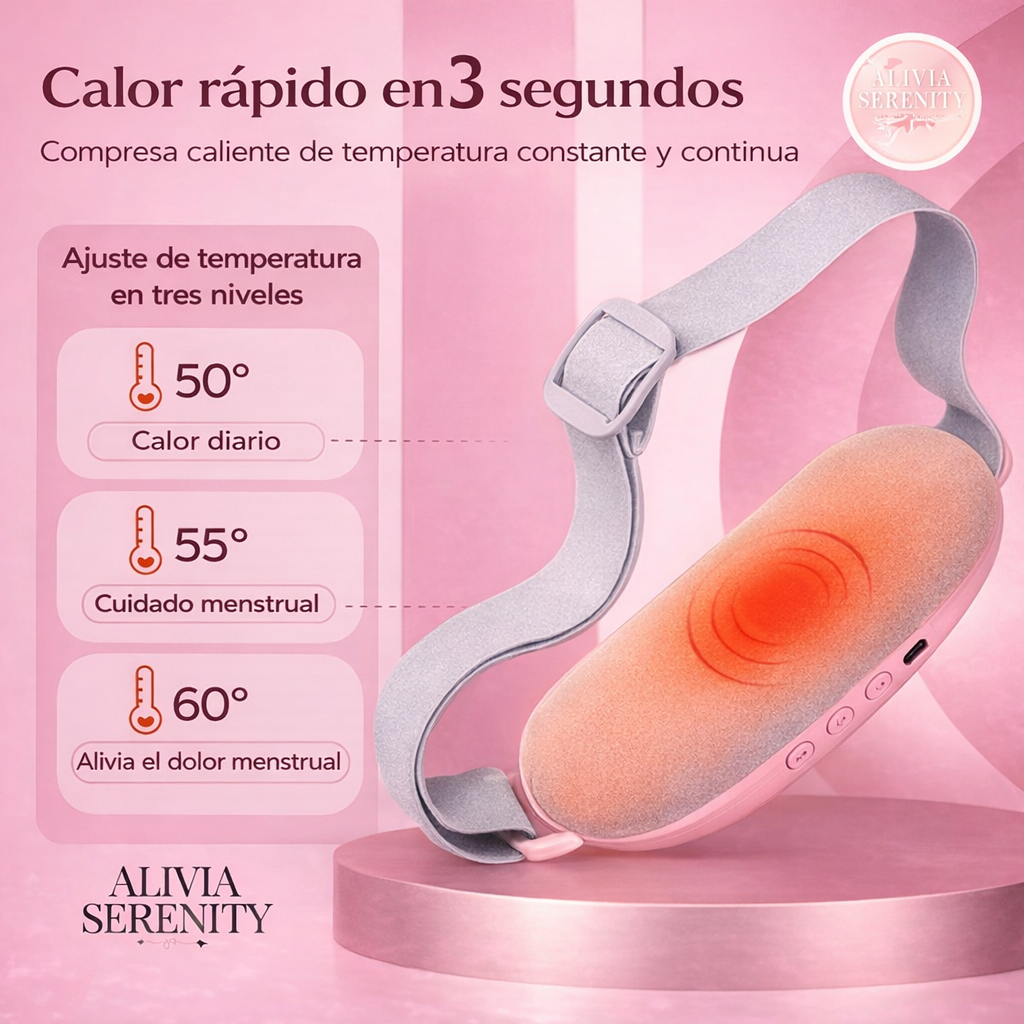 Almohadilla Cinturón para  Cólicos con vibración