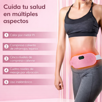 Almohadilla Cinturón para  Cólicos con vibración